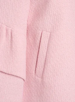 Jacke aus Bouclé mit Rüschendetails