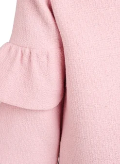 Jacke aus Bouclé mit Rüschendetails