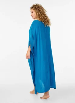 Kaftan-Strandkleid mit Knöpfen
