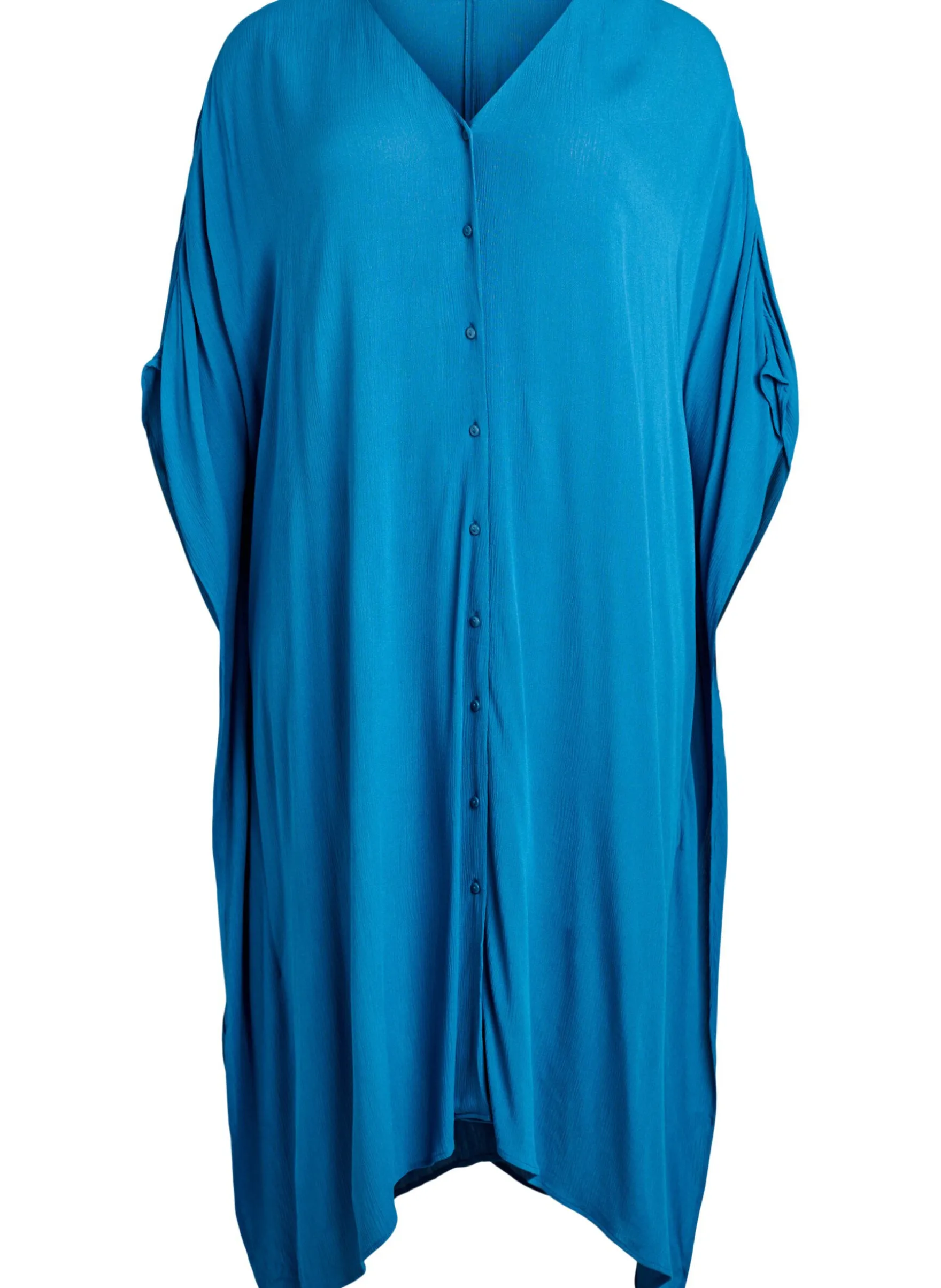 Kaftan-Strandkleid mit Knöpfen