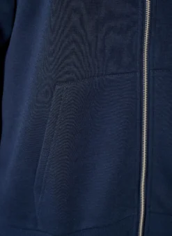 Kapuzensweatshirt mit Reißverschluss und Taschen