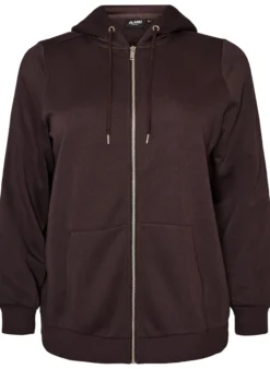 Kapuzensweatshirt mit Reißverschluss und Taschen