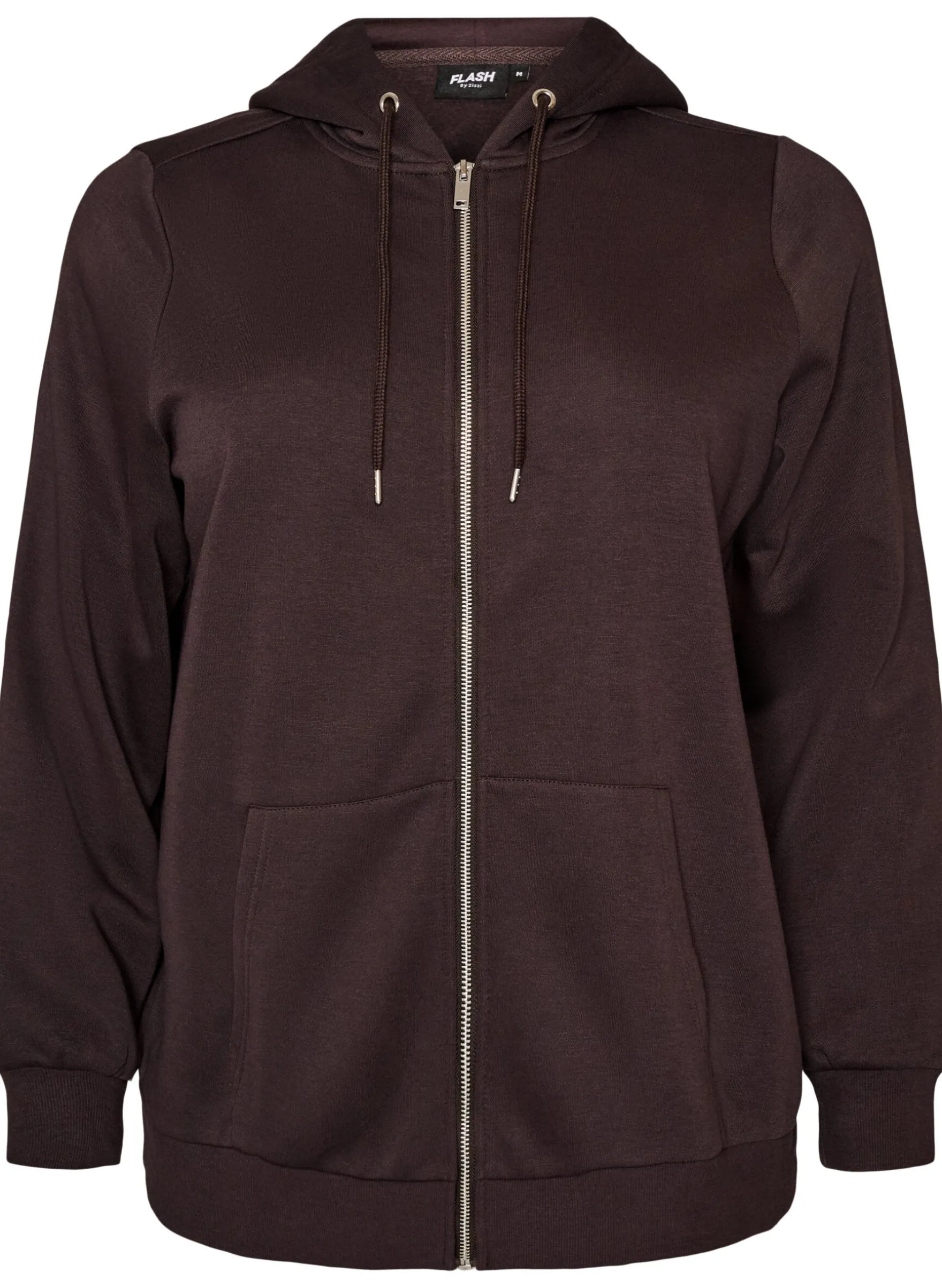 Kapuzensweatshirt mit Reißverschluss und Taschen