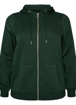 Kapuzensweatshirt mit Reißverschluss und Taschen