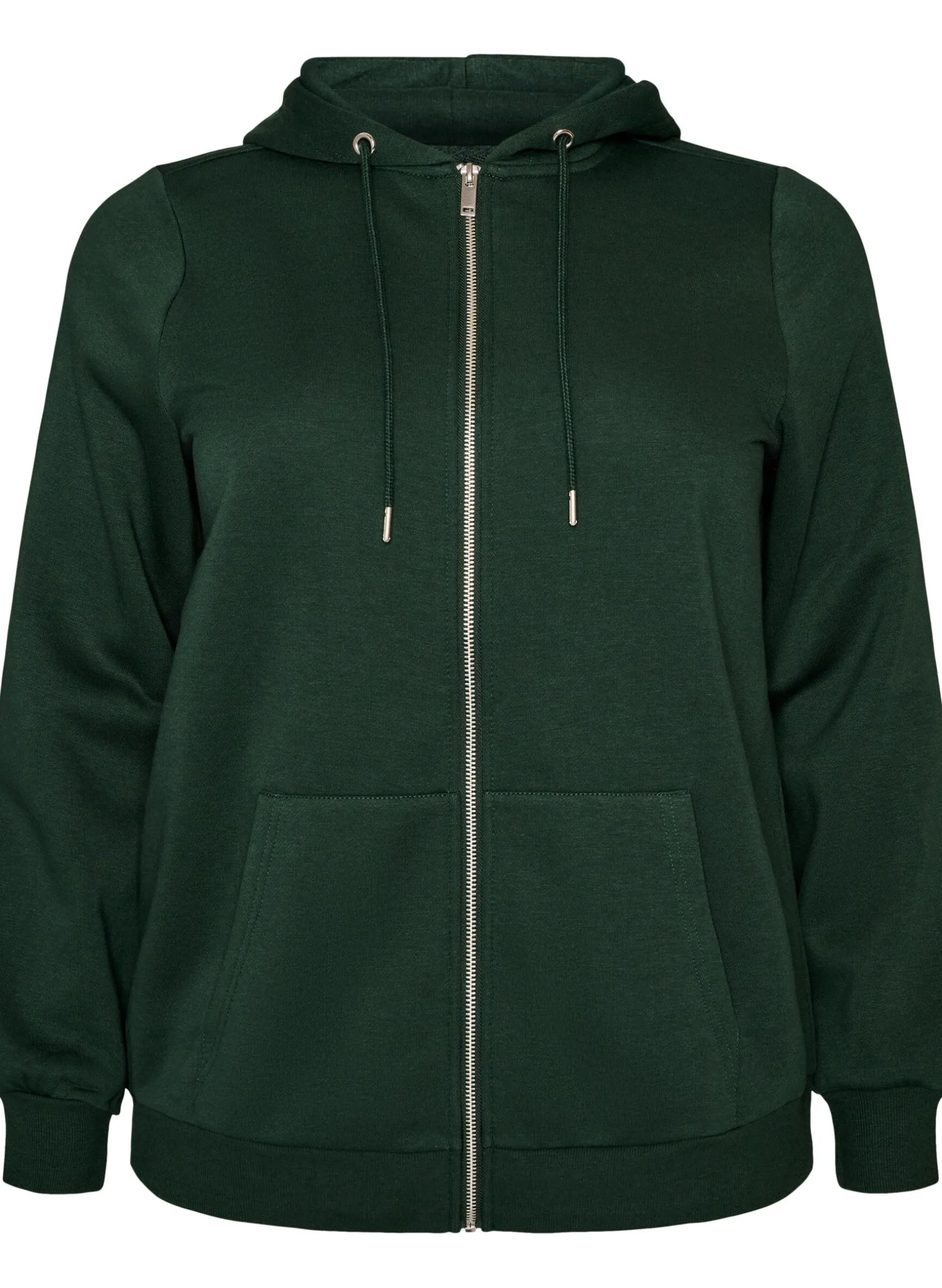 Kapuzensweatshirt mit Reißverschluss und Taschen