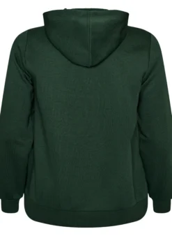 Kapuzensweatshirt mit Reißverschluss und Taschen