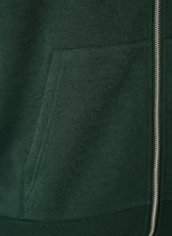 Kapuzensweatshirt mit Reißverschluss und Taschen