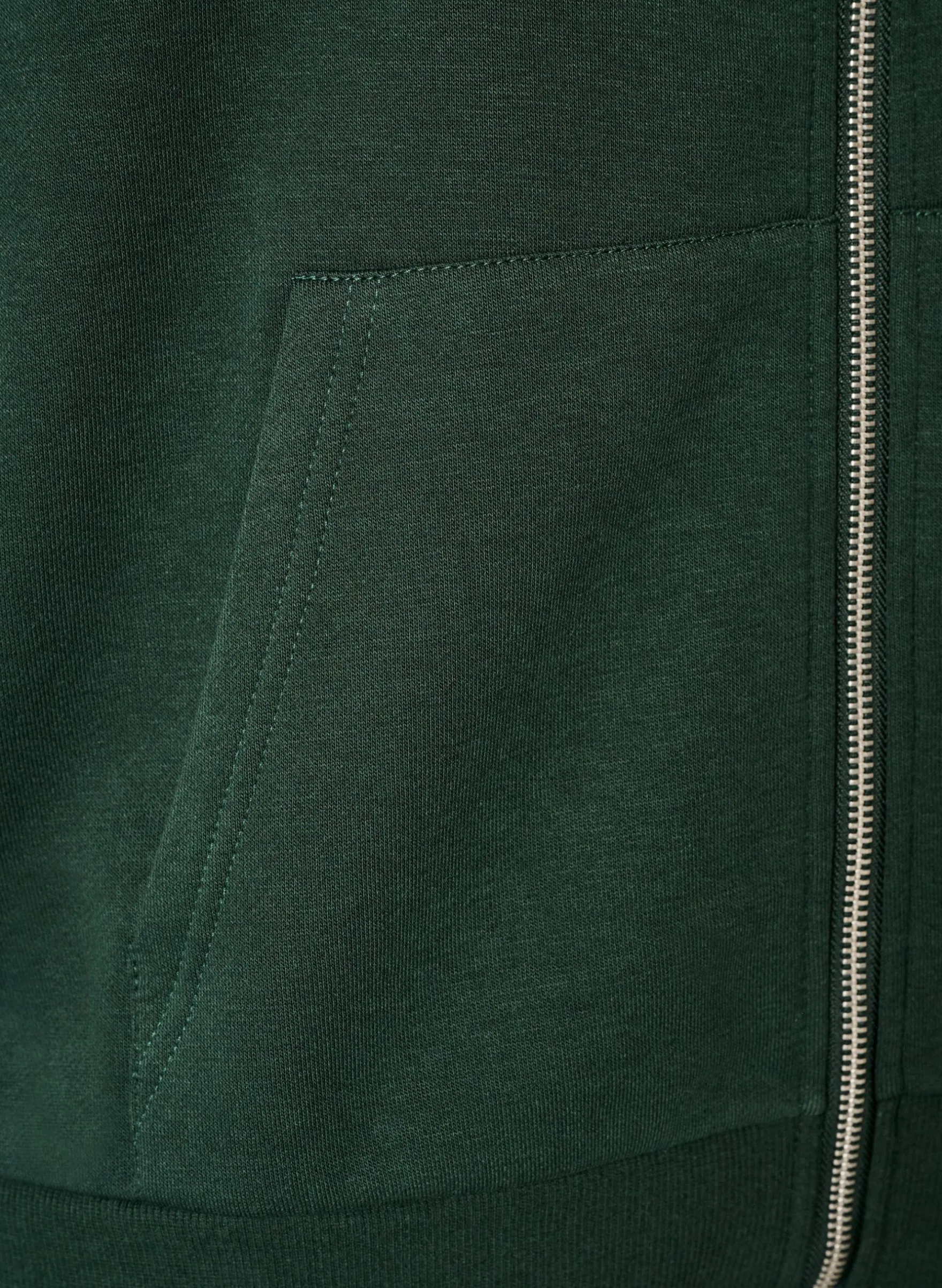 Kapuzensweatshirt mit Reißverschluss und Taschen
