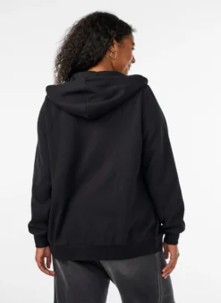 Kapuzensweatshirt mit Reißverschluss und Taschen