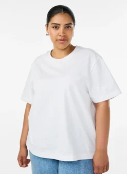 Kastiges T-Shirt aus Baumwolle