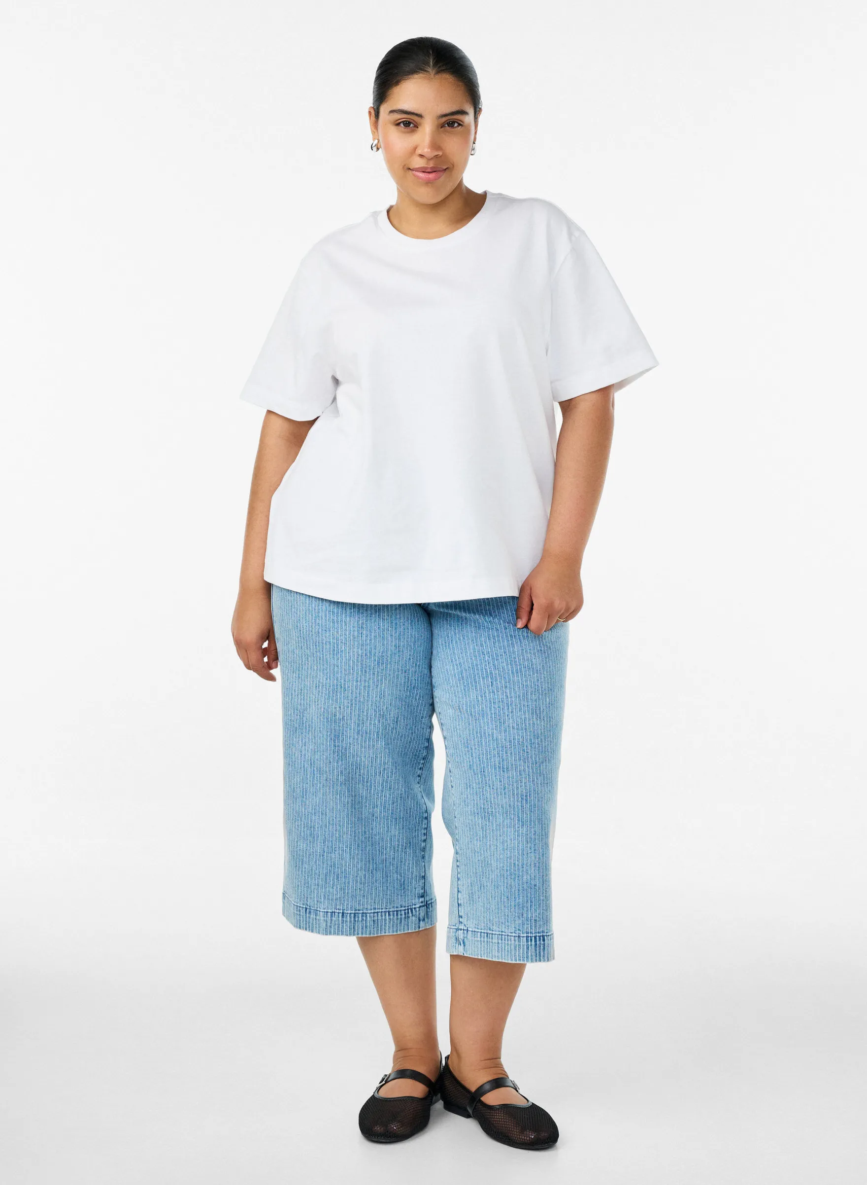Kastiges T-Shirt aus Baumwolle