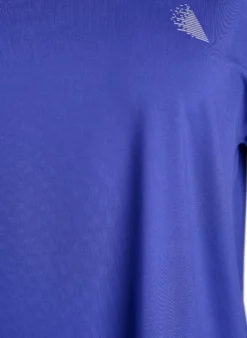 Kurzarm Trainingsshirt mit V-Ausschnitt