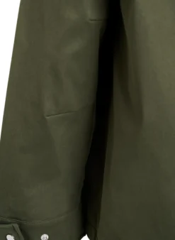 Kurze Frühlingsjacke mit abnehmbarer Kapuze