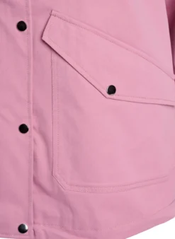 Kurze Frühlingsjacke mit abnehmbarer Kapuze