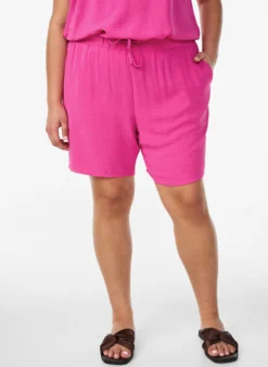 Kurze Hose mit Taschen und elastischem Bund