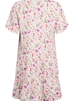 Kurzes A-Linien-Kleid aus Baumwollmusselin