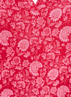 Kurzes A-Linien-Kleid aus Baumwollmusselin