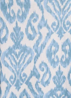 Kurzes A-Linien-Kleid aus Baumwollmusselin