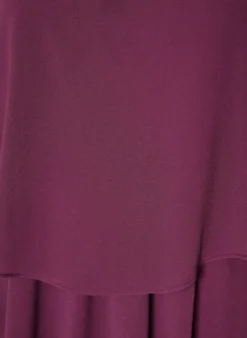 Kurzes Chiffon-Partykleid mit Lagen-Effekt