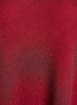 Kurzes, gemustertes Kleid mit Rüschen am Saum