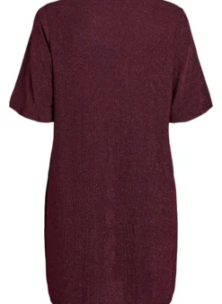 Kurzes Kleid mit einem Glitzermuster