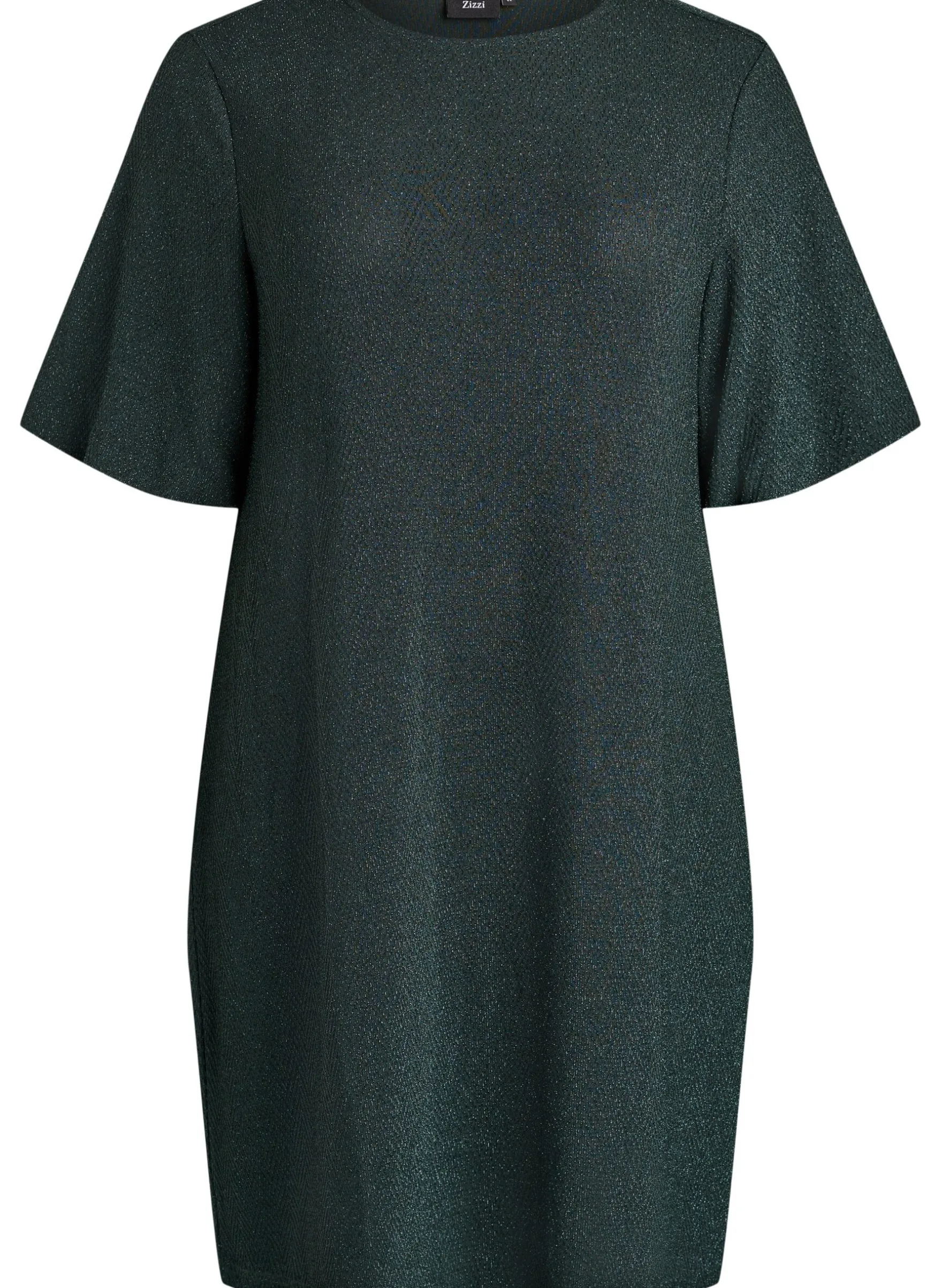 Kurzes Kleid mit Glitzermuster