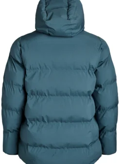 Kurze Steppjacke mit abnehmbarer Kapuze