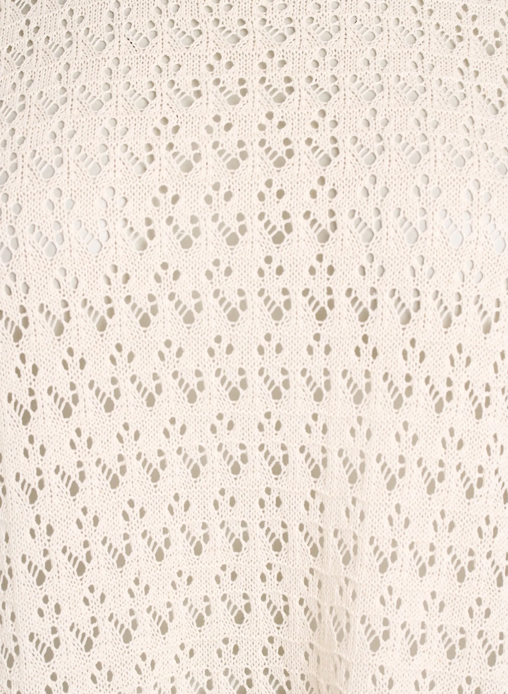 Kurzärmelige Bluse mit Lochstickerei