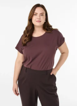 Kurzärmeliges T-Shirt aus einer Baumwollmischung