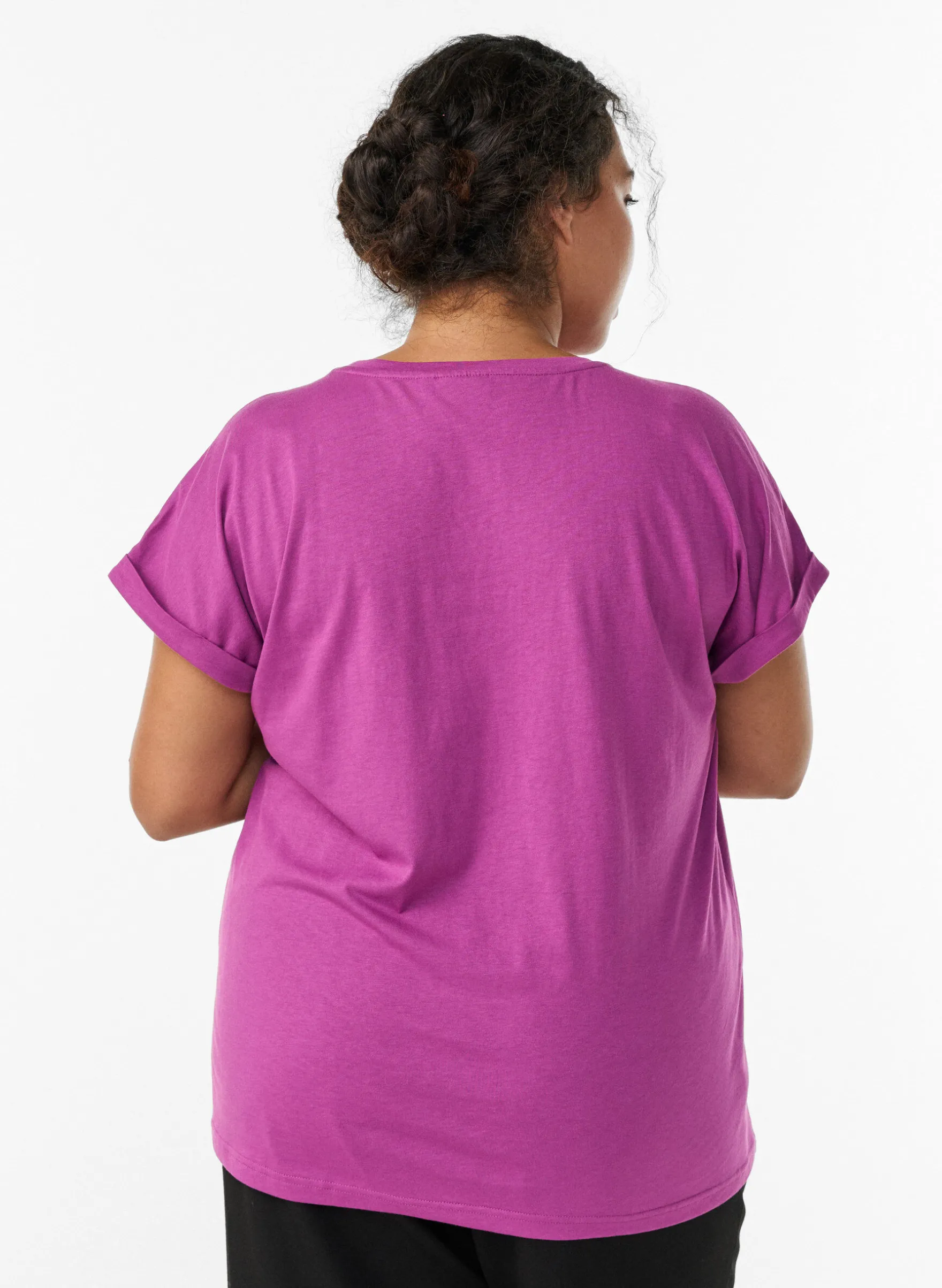 Kurzärmeliges T-Shirt aus einer Baumwollmischung