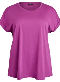 Kurzärmeliges T-Shirt aus einer Baumwollmischung
