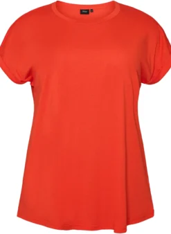 Kurzärmeliges T-Shirt aus einer Baumwollmischung