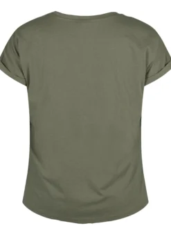 Kurzärmeliges T-Shirt aus einer Baumwollmischung
