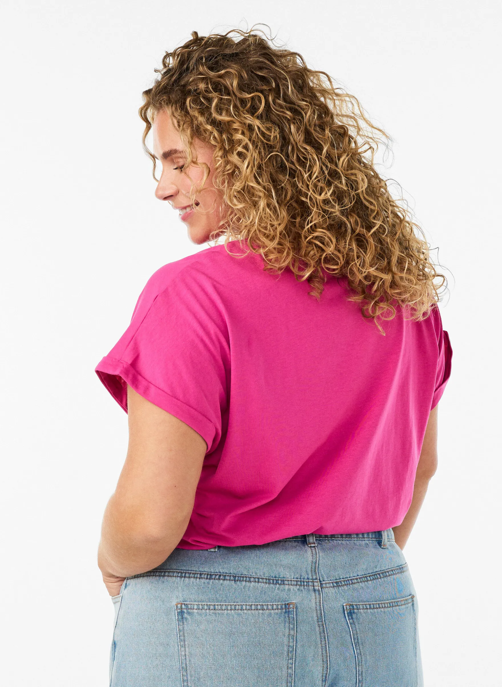 Kurzärmeliges T-Shirt aus einer Baumwollmischung