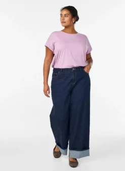 Kurzärmeliges T-Shirt aus einer Baumwollmischung