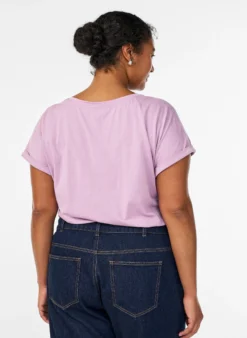 Kurzärmeliges T-Shirt aus einer Baumwollmischung