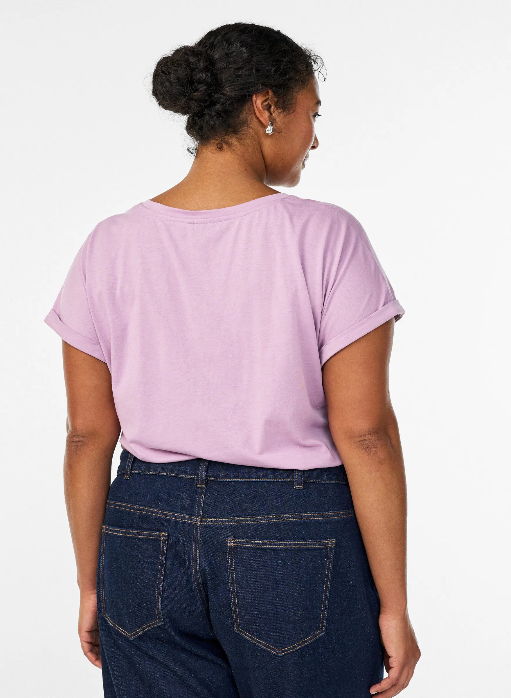 Kurzärmeliges T-Shirt aus einer Baumwollmischung