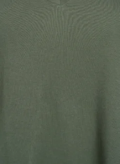 Kurzärmeliges T-Shirt mit V-Ausschnitt