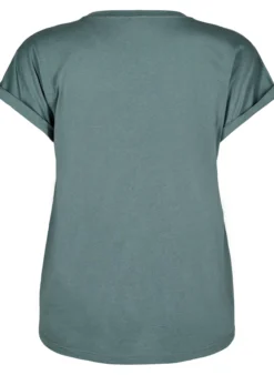 Kurzärmliges T-Shirt aus einer Baumwollmischung