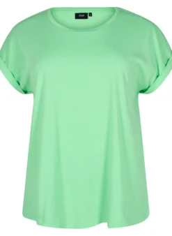 Kurzärmliges T-Shirt aus einer Baumwollmischung