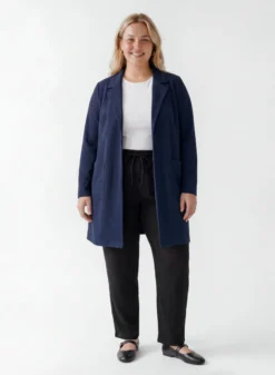 Lange Blazer mit Taschen