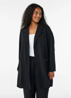 Lange Blazer mit Taschen