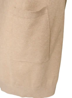 Lange Strickjacke aus einer Viskosemischung