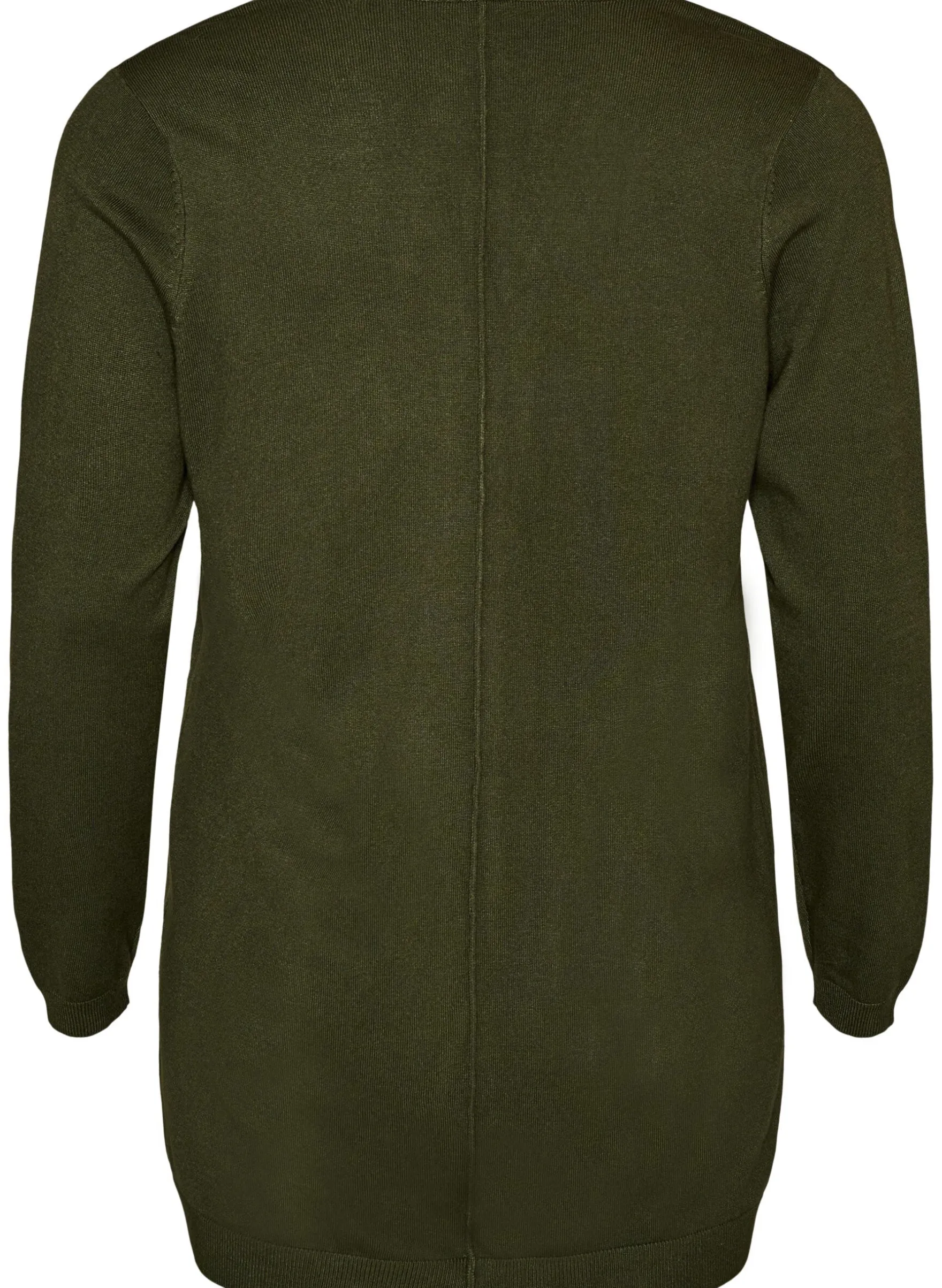 Lange Strickjacke aus einer Viskosemischung
