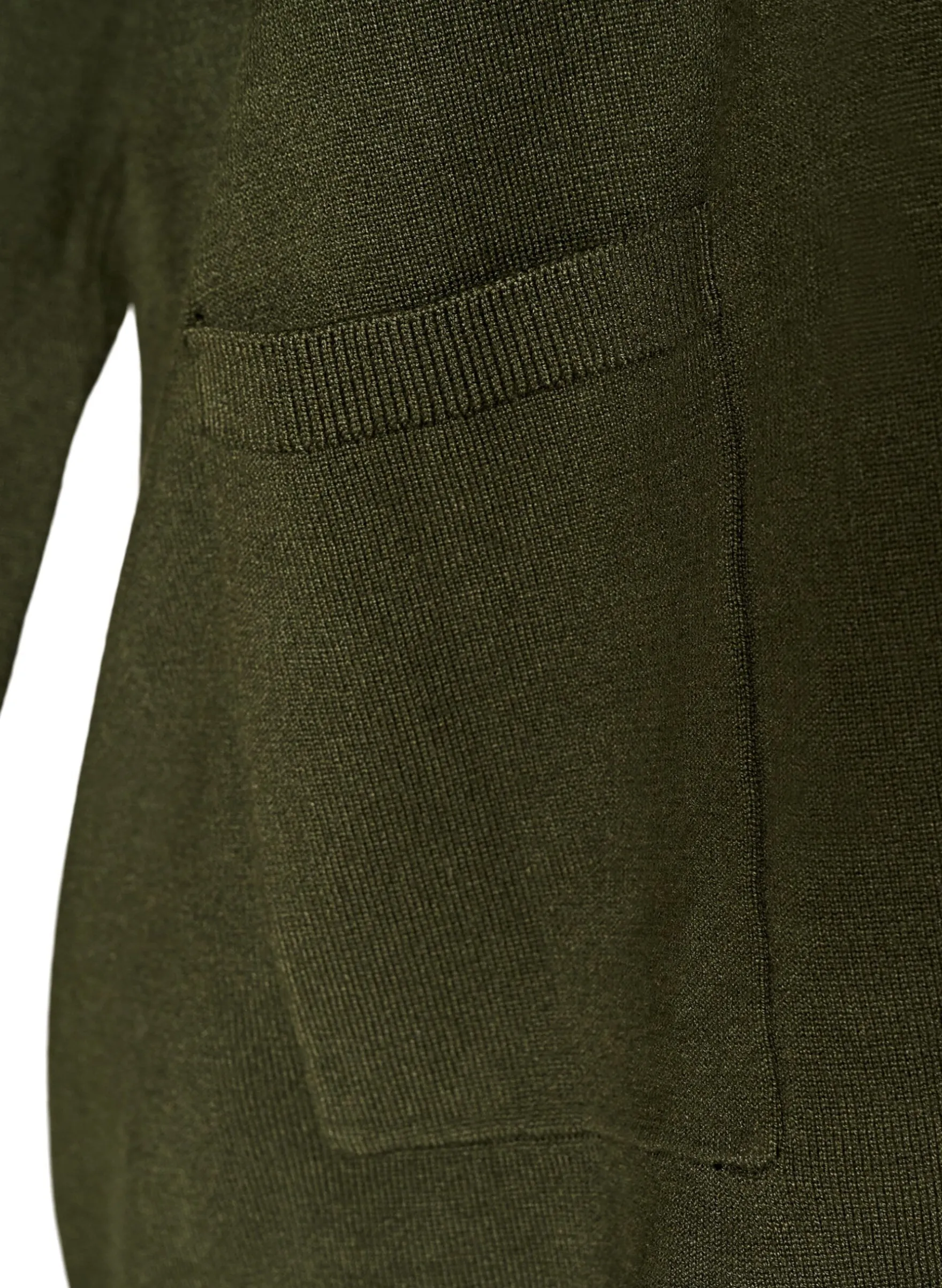 Lange Strickjacke aus einer Viskosemischung