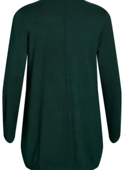 Lange Strickjacke aus Viskose-Mischung