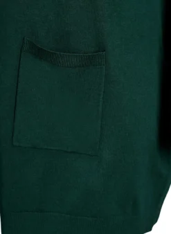 Lange Strickjacke aus Viskose-Mischung
