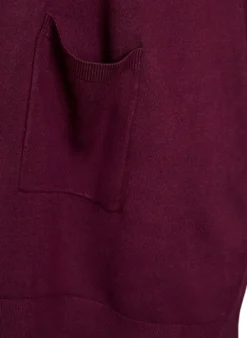 Lange Strickjacke aus Viskose-Mischung