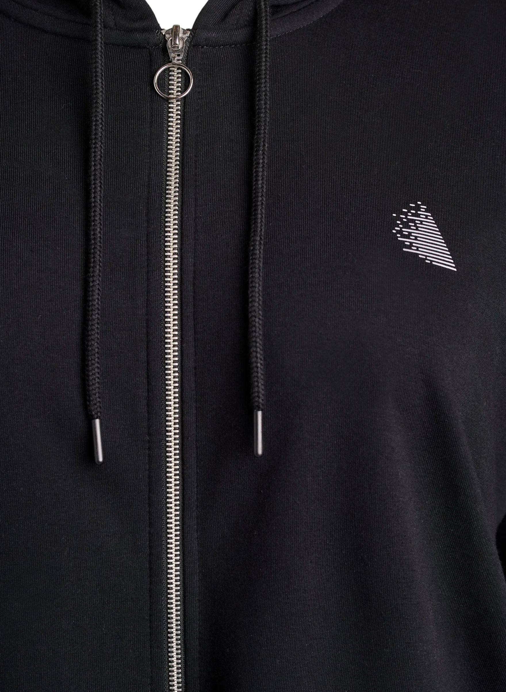 Lange Sweat-Strickjacke mit Printdetails