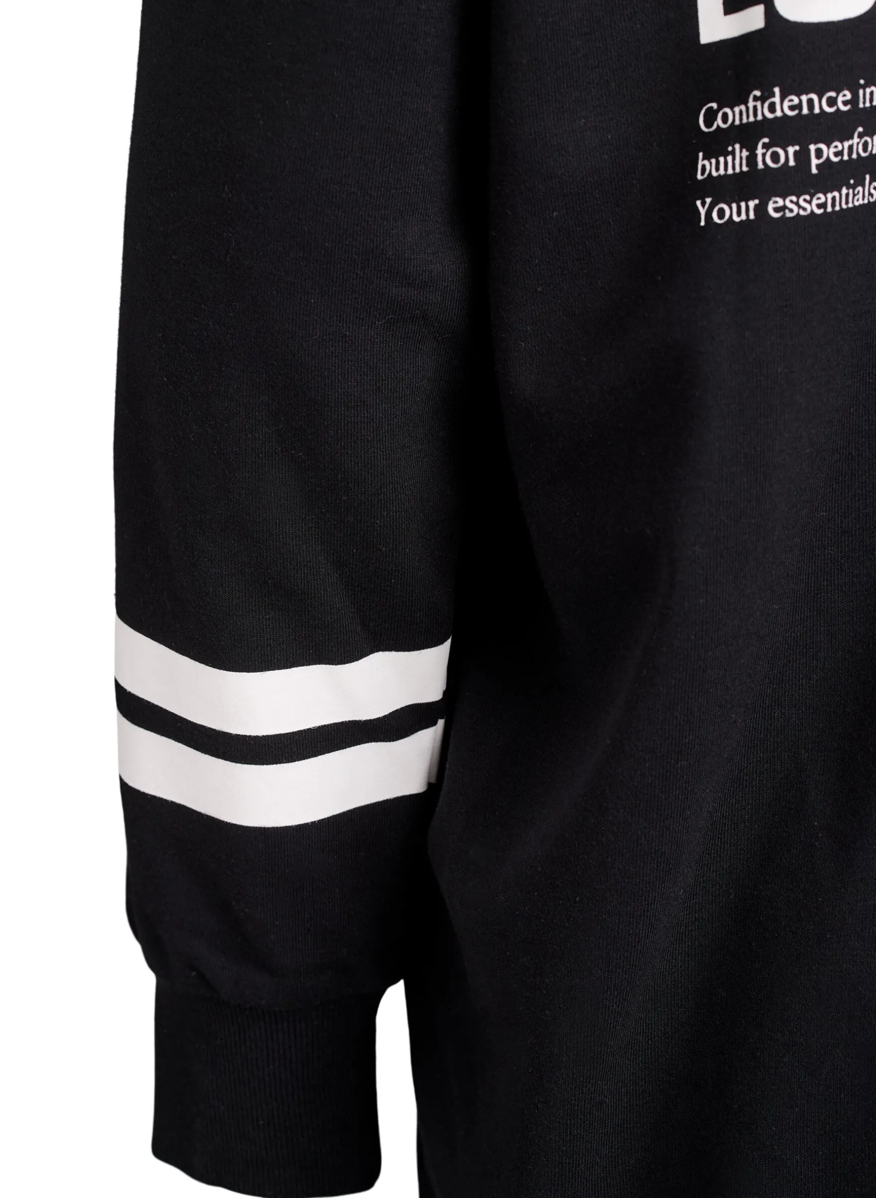 Lange Sweat-Strickjacke mit Printdetails